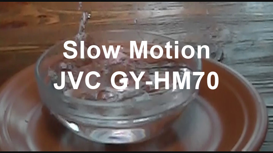 Демонстрация SloMo для JVC GY-HM70